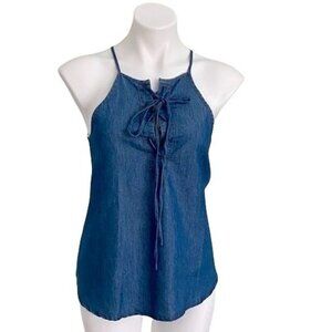 Sweet Wanderer Sleeveless Top Lace Up Front Women's Small NEW